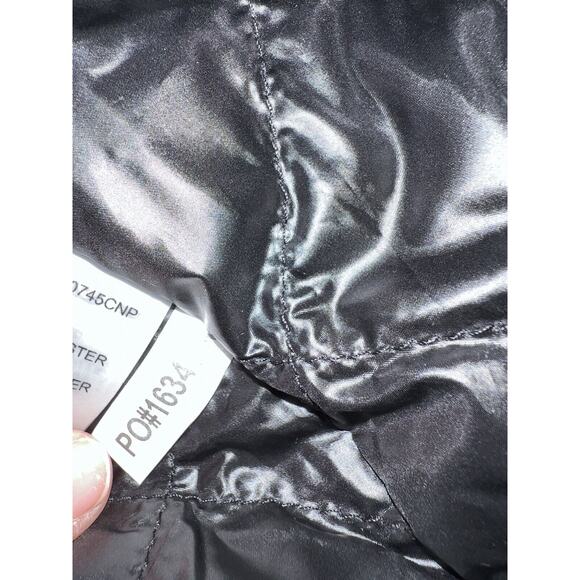 Anorak Womens Duck Down Feather Light Weight Long Puffer Houndstooth Size Medium - Picture 14 of 15